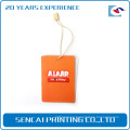 SenCai orange and silver double color tag with rope handle